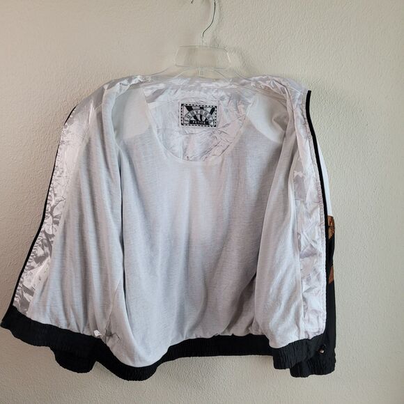 VTG SUNTERRA Petite Size M ? Windbreaker Nylon Jacket 90s NO TAG FLAW READ - Picture 11 of 16